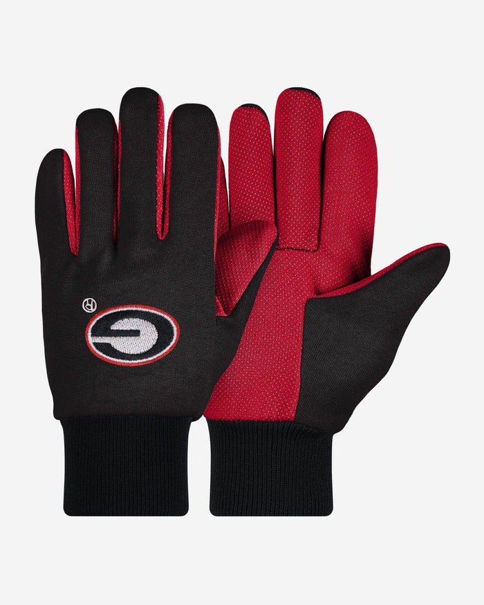 Georgia Bulldogs Colored Palm Utility Gloves FOCO - FOCO.com