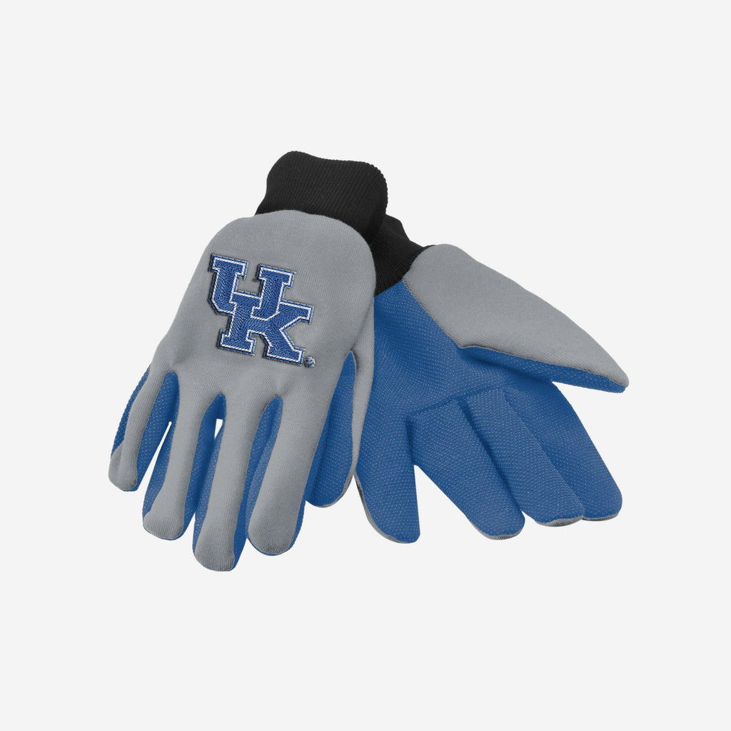 Kentucky Wildcats Colored Palm Utility Gloves FOCO - FOCO.com