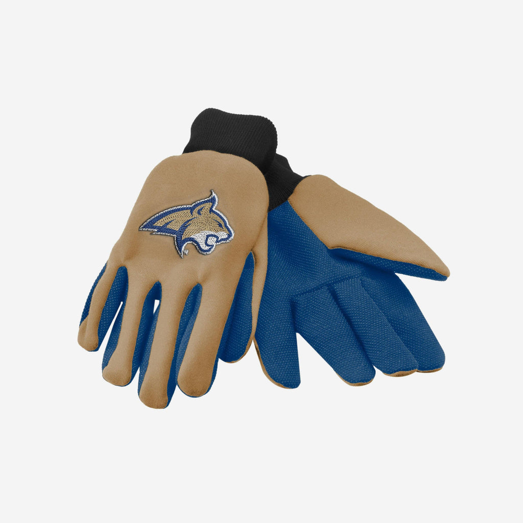 Montana State Bobcats Colored Palm Utility Gloves FOCO - FOCO.com