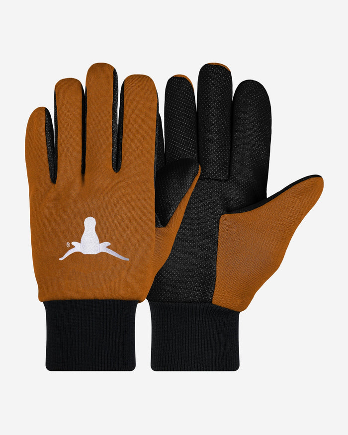 Texas Longhorns Colored Palm Utility Gloves FOCO - FOCO.com