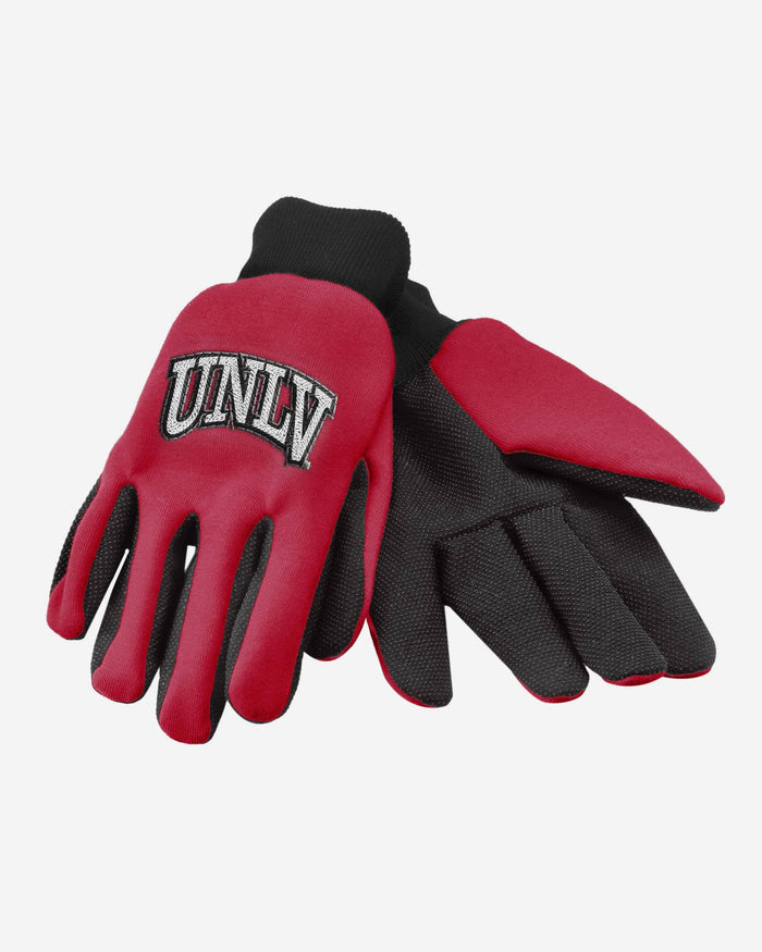 UNLV Rebels Colored Palm Utility Gloves FOCO - FOCO.com