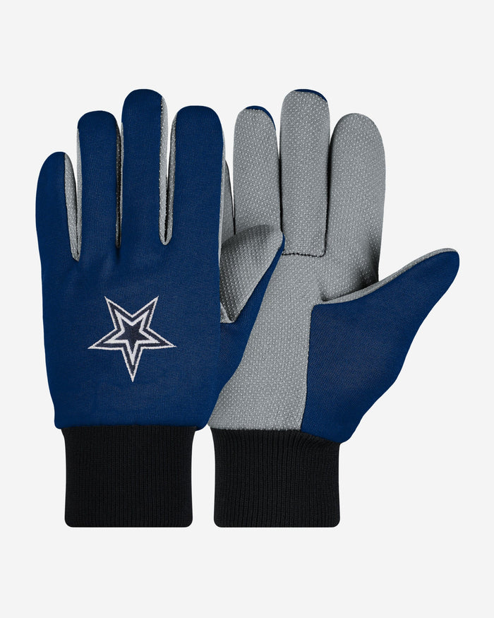 Dallas Cowboys Colored Palm Utility Gloves FOCO - FOCO.com