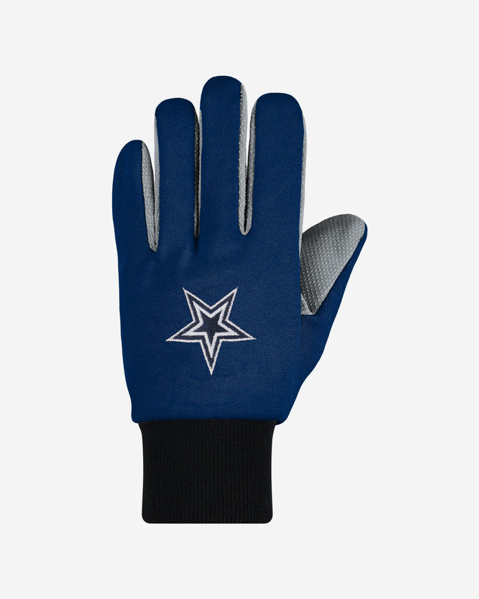 Dallas Cowboys Colored Palm Utility Gloves FOCO - FOCO.com