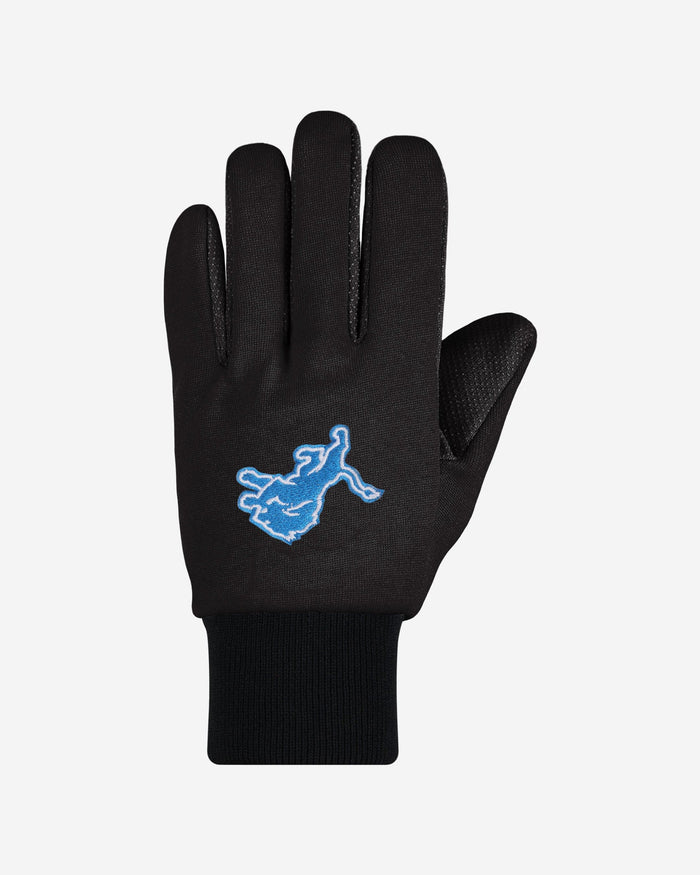 Detroit Lions Colored Palm Work Gloves FOCO - FOCO.com