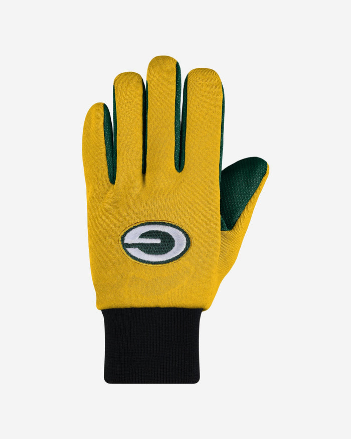 Green Bay Packers Colored Palm Utility Gloves FOCO - FOCO.com