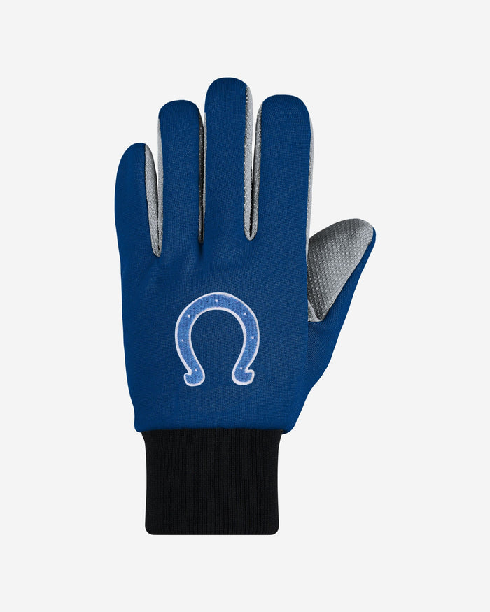 Indianapolis Colts Colored Palm Utility Gloves FOCO - FOCO.com