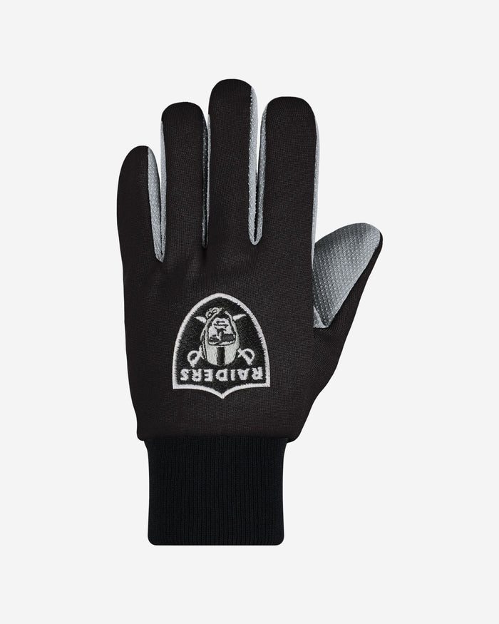 Las Vegas Raiders Colored Palm Utility Gloves FOCO