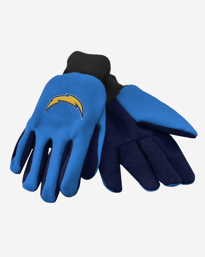 Los Angeles Chargers Colored Palm Utility Gloves FOCO - FOCO.com