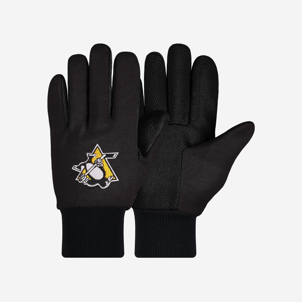 Pittsburgh Penguins Colored Palm Utility Gloves FOCO - FOCO.com