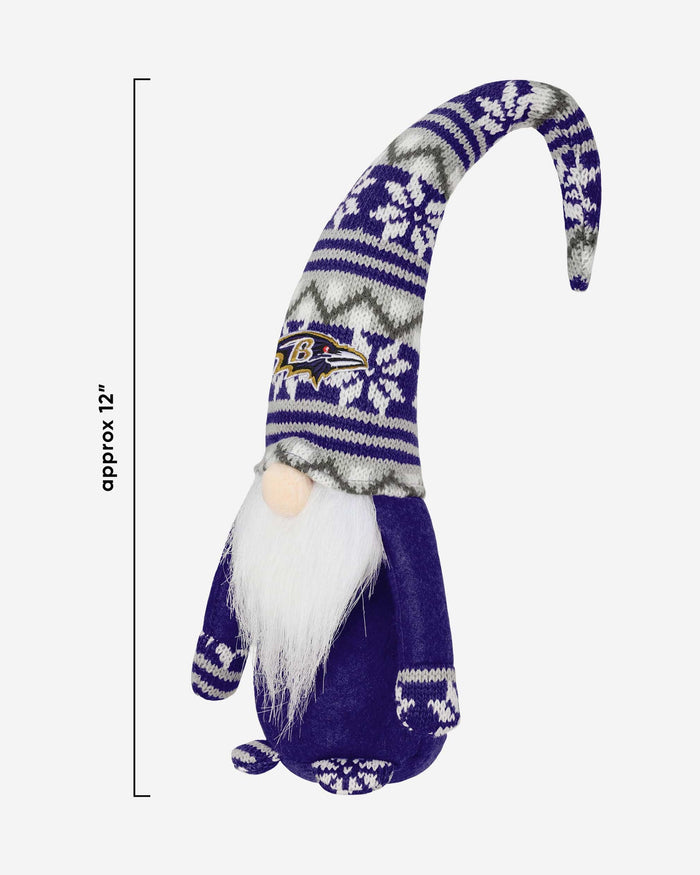 Baltimore Ravens Bent Hat Plush Gnome FOCO - FOCO.com