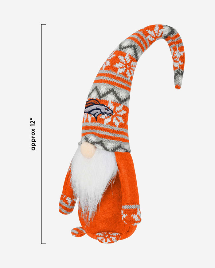 Denver Broncos Bent Hat Plush Gnome FOCO - FOCO.com