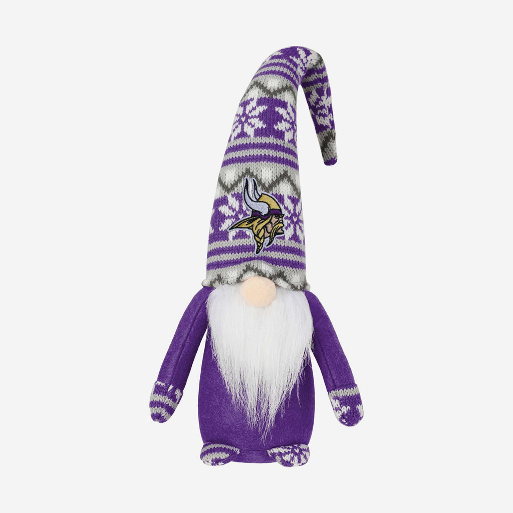 Minnesota Vikings Bent Hat Plush Gnome FOCO - FOCO.com