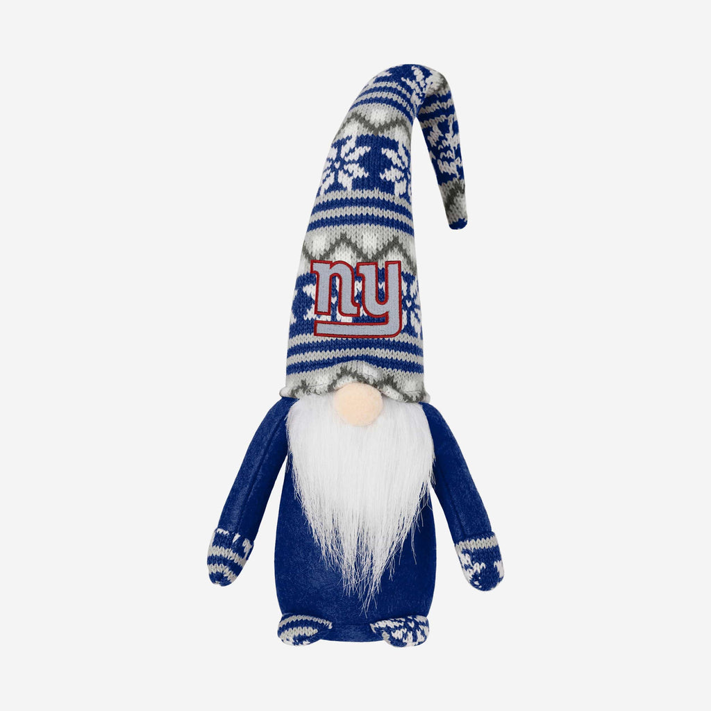 New York Giants Bent Hat Plush Gnome FOCO - FOCO.com