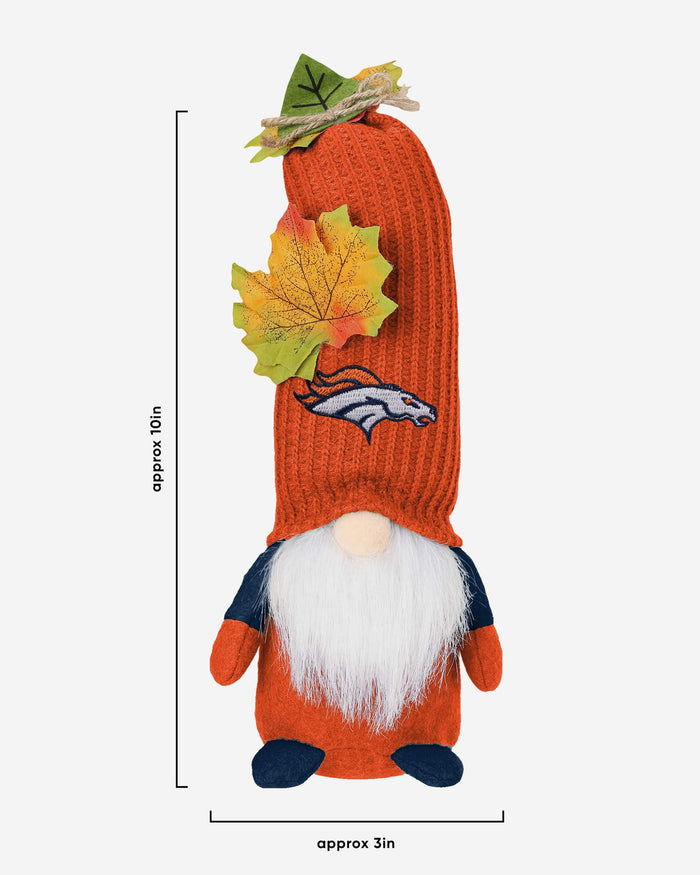 Denver Broncos Mixed Material Harvest Plush Gnome FOCO - FOCO.com