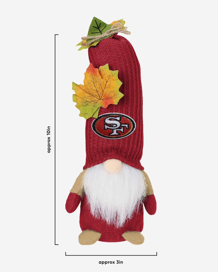 San Francisco 49ers Mixed Material Harvest Plush Gnome FOCO - FOCO.com