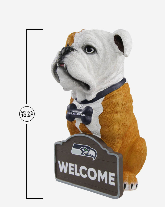 Seattle Seahawks Bulldog Statue FOCO - FOCO.com
