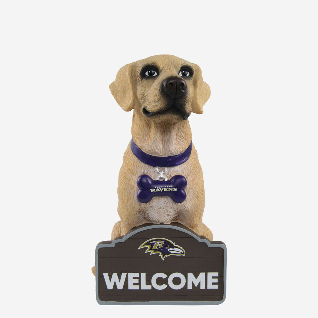Baltimore Ravens Yellow Labrador Statue FOCO - FOCO.com