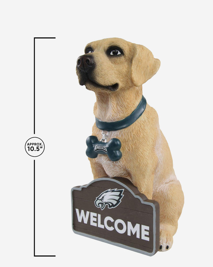 Philadelphia Eagles Yellow Labrador Statue FOCO - FOCO.com