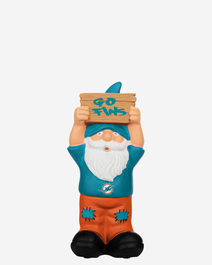 Miami Dolphins Slogan Sign Mini Gnome FOCO - FOCO.com