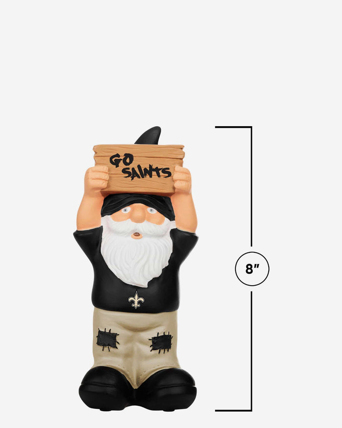 New Orleans Saints Slogan Sign Mini Gnome FOCO - FOCO.com