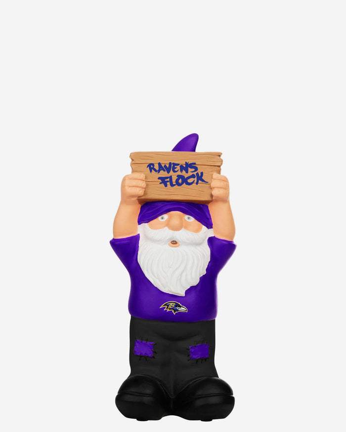 Baltimore Ravens Slogan Sign Mini Gnome FOCO - FOCO.com
