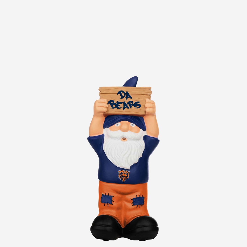 Chicago Bears Slogan Sign Mini Gnome FOCO - FOCO.com