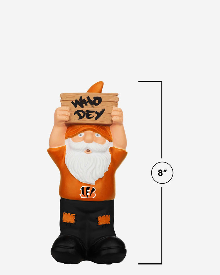 Cincinnati Bengals Slogan Sign Mini Gnome FOCO - FOCO.com
