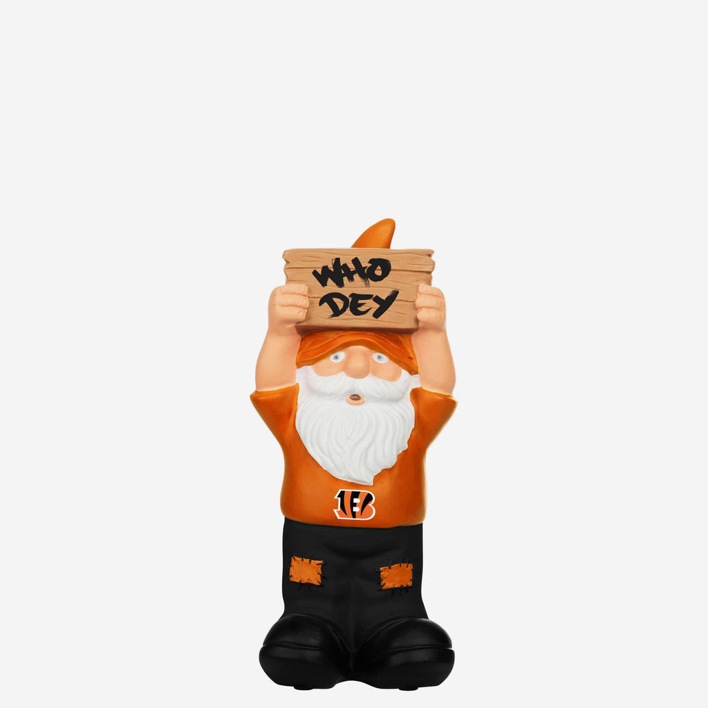 Cincinnati Bengals Slogan Sign Mini Gnome FOCO - FOCO.com