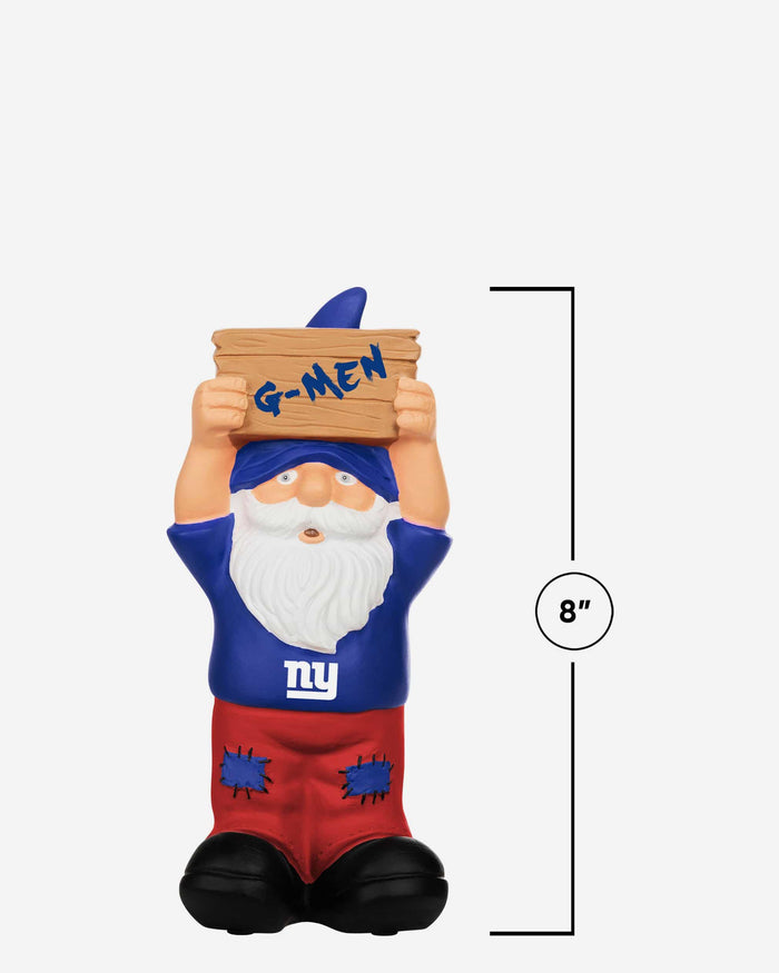 New York Giants Slogan Sign Mini Gnome FOCO - FOCO.com