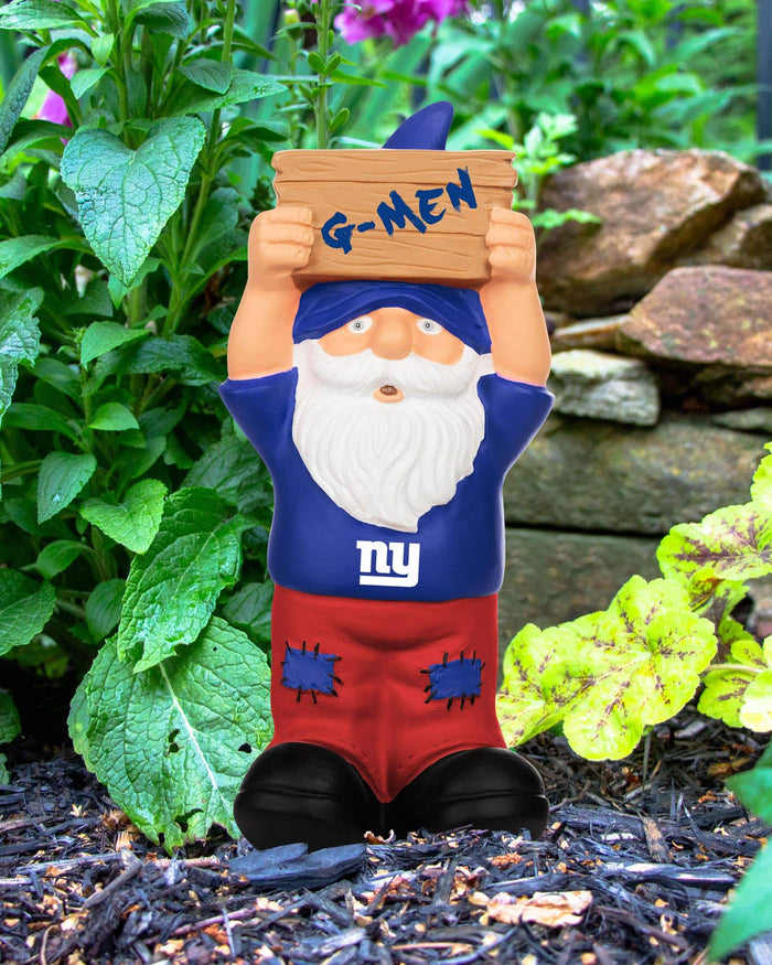 New York Giants Slogan Sign Mini Gnome FOCO - FOCO.com