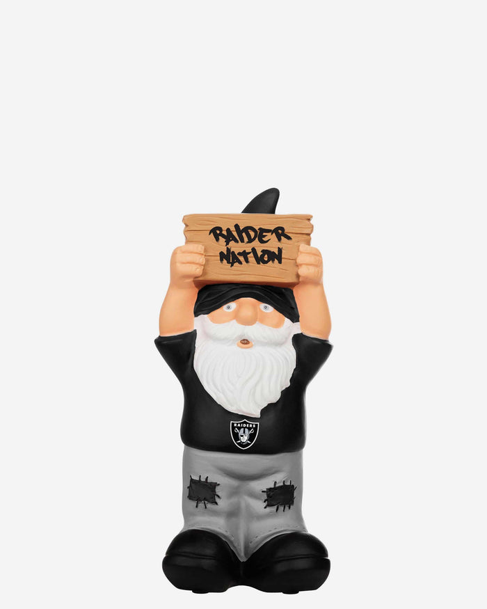 Las Vegas Raiders Slogan Sign Mini Gnome FOCO - FOCO.com