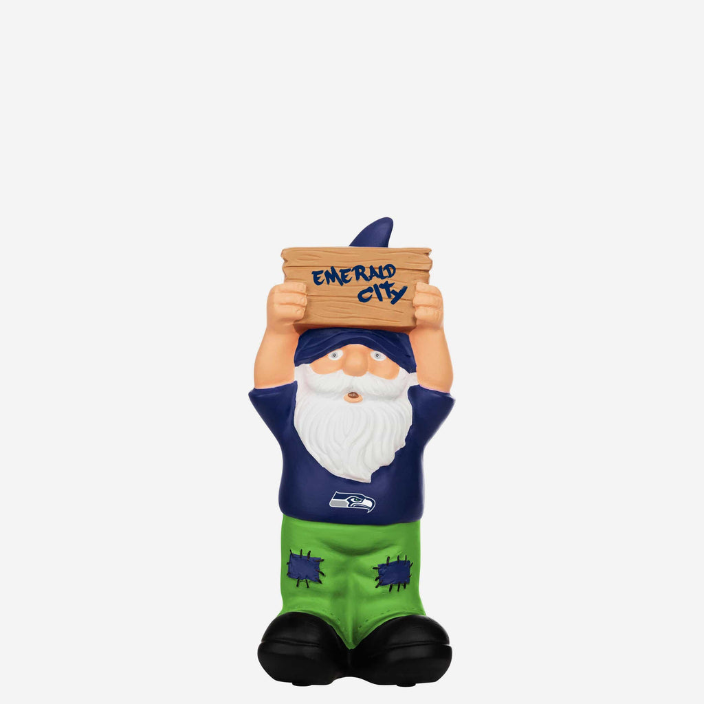 Seattle Seahawks Slogan Sign Mini Gnome FOCO - FOCO.com