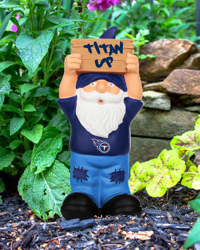 Tennessee Titans Slogan Sign Mini Gnome FOCO - FOCO.com