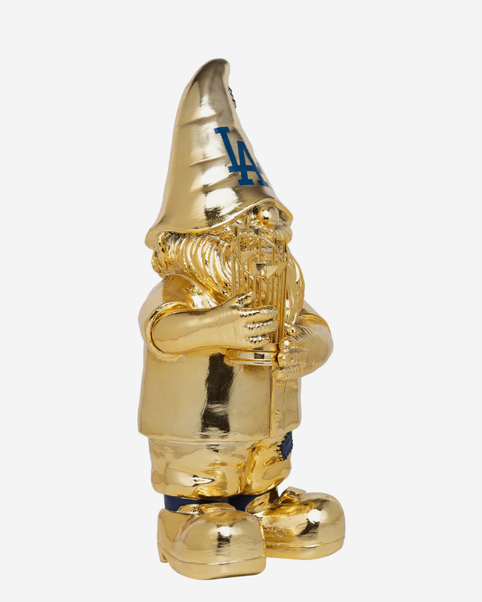 Los Angeles Dodgers 2020 World Series Champions Gold Plated Gnome FOCO - FOCO.com