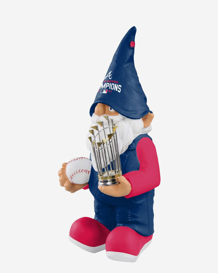 Atlanta Braves 2021 World Series Champions Ball & Trophy Gnome FOCO - FOCO.com