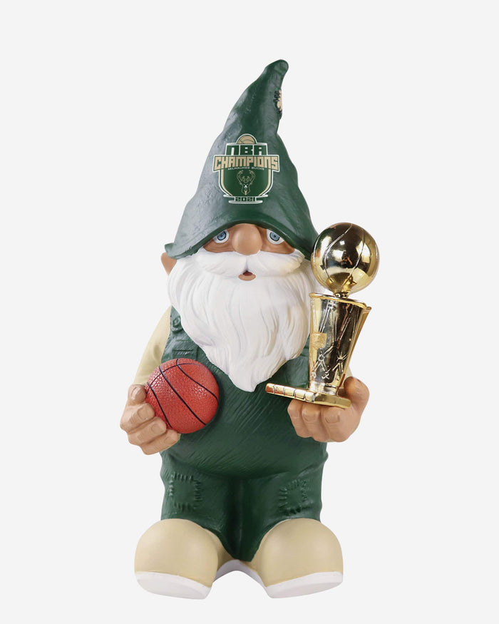 Milwaukee Bucks 2021 NBA Champions Gnome FOCO - FOCO.com