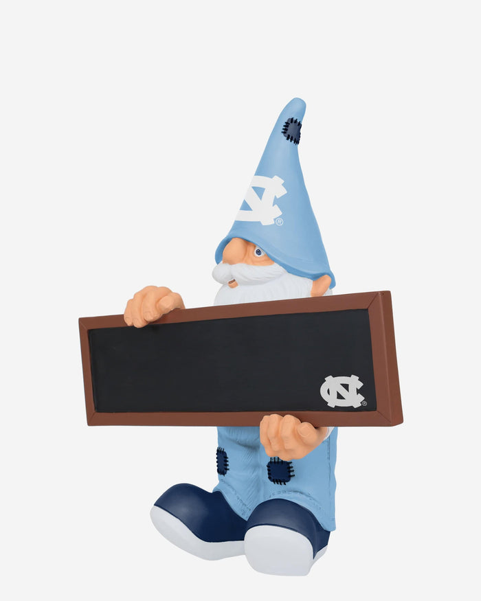 North Carolina Tar Heels Chalkboard Sign Gnome FOCO - FOCO.com