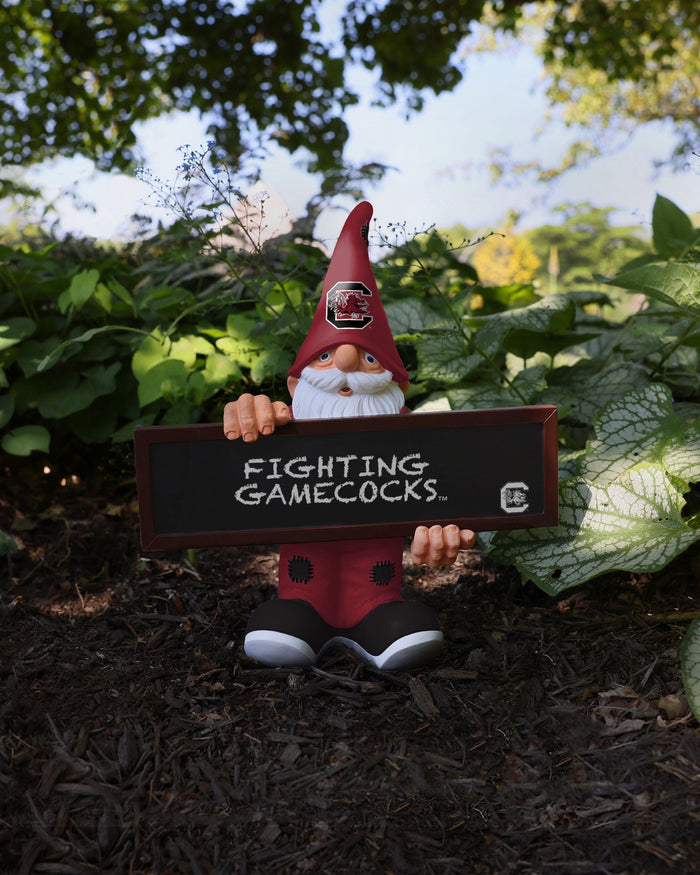 South Carolina Gamecocks Chalkboard Sign Gnome FOCO - FOCO.com