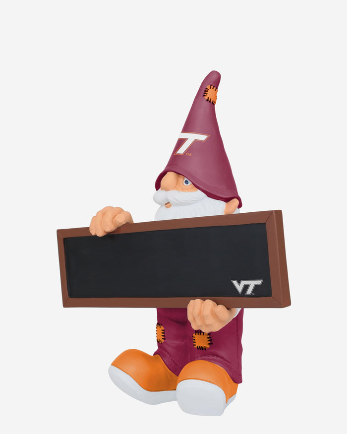 Virginia Tech Hokies Chalkboard Sign Gnome FOCO - FOCO.com