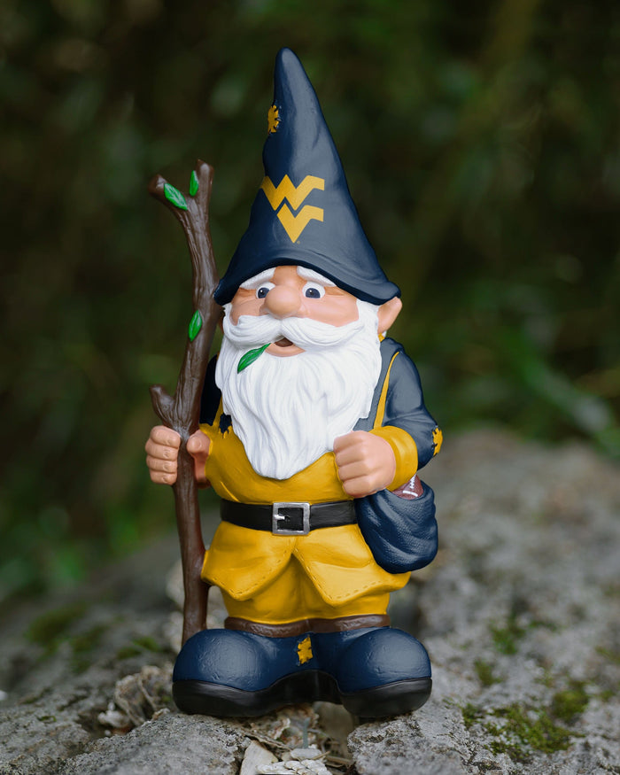 West Virginia Mountaineers Holding Stick Gnome FOCO - FOCO.com