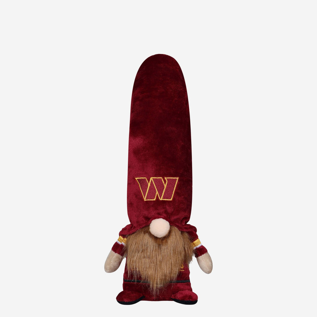 Washington Commanders Bearded Stocking Cap Plush Gnome FOCO - FOCO.com