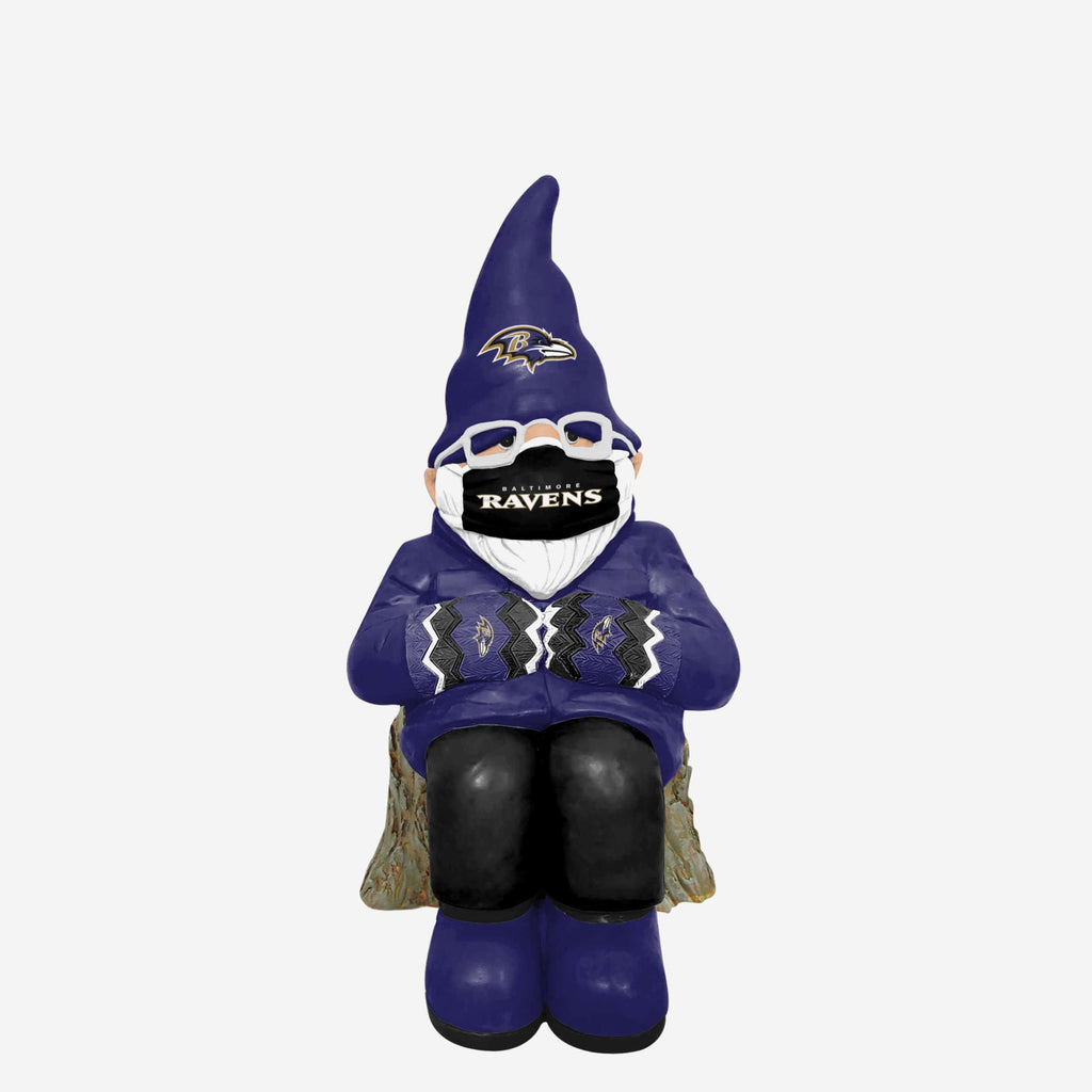 Baltimore Ravens Bundled Up Gnome FOCO - FOCO.com