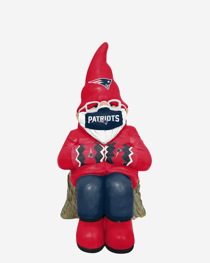New England Patriots Bundled Up Gnome FOCO - FOCO.com