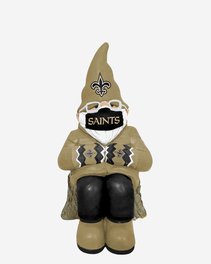 New Orleans Saints Bundled Up Gnome FOCO - FOCO.com