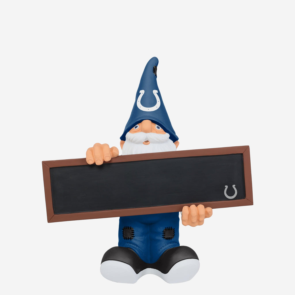 Indianapolis Colts Chalkboard Sign Gnome FOCO - FOCO.com