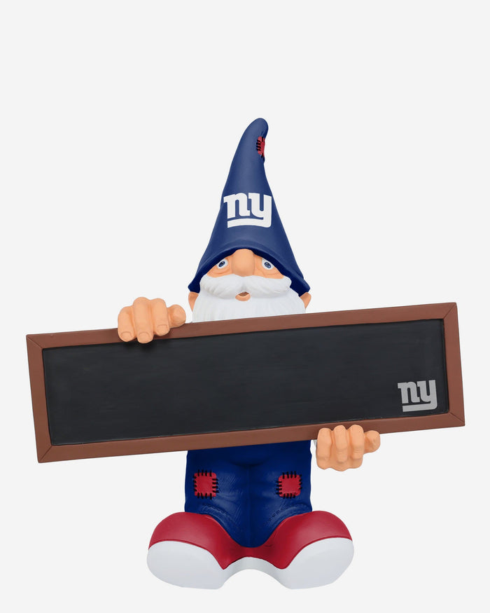 New York Giants Chalkboard Sign Gnome FOCO - FOCO.com