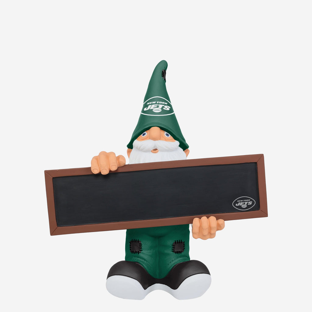 New York Jets Chalkboard Sign Gnome FOCO - FOCO.com