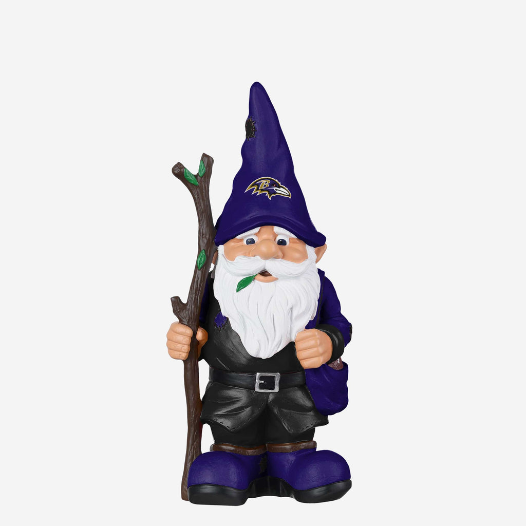 Baltimore Ravens Holding Stick Gnome FOCO - FOCO.com