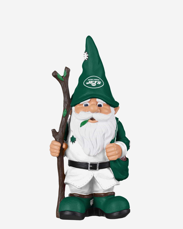 New York Jets Holding Stick Gnome FOCO - FOCO.com
