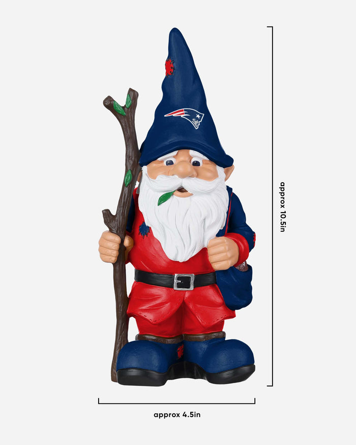 New England Patriots Holding Stick Gnome FOCO - FOCO.com